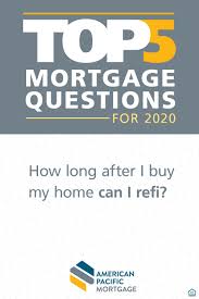 Compare top mortgage refinance lenders. How Long After I Buy My Home Do I Have To Wait To Refinance Buy My House Underwriting Types Of Loans