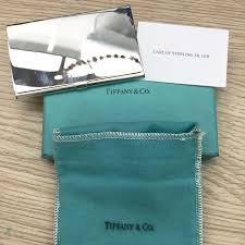 Poshmark makes shopping fun, affordable & easy! 925 Sterling Silver Tiffany Co Business Card Case Women S Fashion Jewelry Organisers Necklaces On Carousell