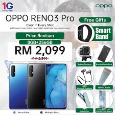 The oppo reno 4 series have arrived in malaysia. Oppo Reno 3 Pro 8gb 256gb Original Malaysia Set Satu Gadget Sdn Bhd