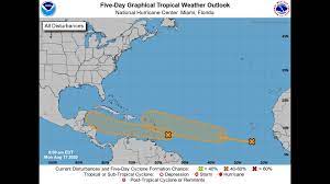 Nhc is issuing advisories on newly formed tropical storm enrique, the fifth named storm of the eastern north pacific. National Hurricane Centre Monitors Two Tropical Waves In The Atlantic Loop Caribbean News