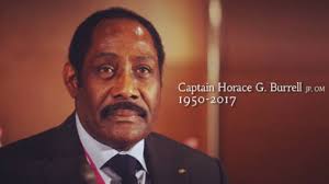 Captain Horace Burrell passed away