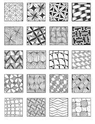 Grid 8 Dugum Desenleri Zentangle Desenler Lise Sanat Dersleri
