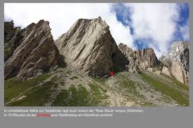 Unangenehm abgerundet und glatt waren teilweise die griffe an diesem schiefrigen gestein. Klettersteig Rote Saule Venedigergruppe Osttirol Alpenverein