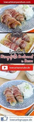 Kasegefullte Bratwurst In Bacon Mit Blumenkohlpuree Low Carb Deftig Und Kraftig Bratwurst Blumenkohlpuree Low Carb Rezepte