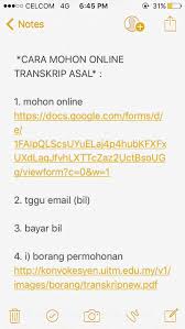 Attached sekali borang mohon transkrip and borang pengesahan pelajar yang lengkap dan slip bayaran. Haswani On Twitter Ini Adalah Thread Utk Pelajar Uitm Yang Baru Sahaja Habis Diploma Sis Dh Buat Korang Dah Buat Ke Gais Please Rt Utk Pelajar Uitm Yg Belum Buat Https T Co Qs1deofczp