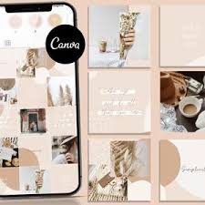 Sweet Peach Canva Puzzle Instagram Feed Templates For Instagram Instagram Marketing Templates Instagram Templates Post Template In 2021 Instagram Template Instagram Post Template Social Media Template