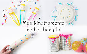 Aber warum sollte man für plastik oder gar für akkus bezahlen, wenn man aus vermeintlichen abfällen und anderen haushaltsgegenständen mit wenig mühe ein ganzes ensemble machen kann? Musikinstrumente Fur Kinder Selber Basteln Mamakreativ