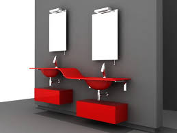 Now that the vanity has a facet installed and hole for the sink, you can install the sink for the last time. Modern Red Bathroom Vanity Free 3d Model 3ds Dwg Max Open3dmodel 44813