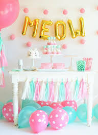 If you're a cat lover, you already know that there's no getting enough of those furry felines. 50 Cat Party Ideas Cat Party Cat Themed Birthday Party Cat Birthday Party