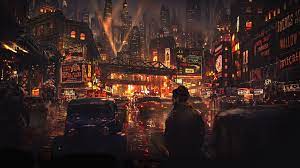 Well, i say 'new' concept art, but some of this stuff has probably been sitting around in the cd projekt red archives for i'm a sucker for concept art, and i was delighted when cdpr sent us a fresh batch of cyberpunk 2077 they might also make nice desktop wallpapers. Wallpaper Night Artwork Futuristic City Cyberpunk Cyber Science Fiction Digital Art Concept Art Cityscape Street 3840x2160 Returnofnight 1291915 Hd Wallpapers Wallhere