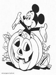 The kids will love these fun santa coloring pages. Disney Halloween Printable Coloring Pages