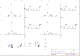 Relay driver circuit using pnp bjt. 4 Channel Relay Driver Circuit And Pcb Design