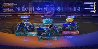 Plus, the blue oval is sponsoring the rocket league. The Only Acceptable Club Name When Using The Ford F 150 Rocketleague