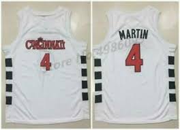 Details About 4 Kenyon Martin Cincinnati College White Retro Basketball Jersey Mens Stitched