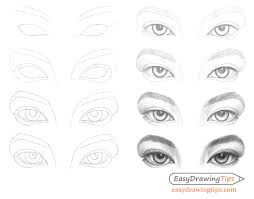 First, make sure you have a reference photo, like i did and finally, i add the brightest highlights using a white posca paint pen. How To Draw Different Eye Types Step By Step Easydrawingtips
