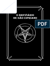 O livro poderoso de <b>são. Sao Cipriano Compendio De Feiticaria