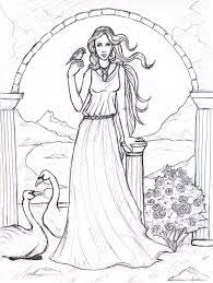 aphrodite goddess of love by sjostrand on deviantart black and white drawing coloring pages coloriage de voiture yang bagus