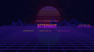 Enjoy the videos and music you . Retrowave Youtube Channel Art Banner Broschure Vorlage Postermywall