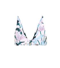 Floral Knot Front Bikini Top