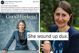 Gladys berejiklian and arthur moses. Gladys Berejiklian Actually Wasn T Dux Of Her High School