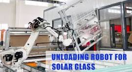 Unloading robot for solar glass, glass handling system, glass lifter, solar  glass packaging machine
