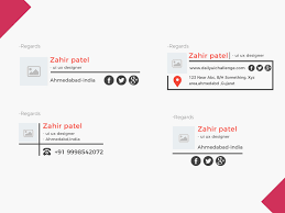 Download Email Signature Template Free Psd Template Psd Repo