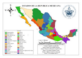 La república mexicana en 1843. Sistemas De Informacion Geografica Estados De La Republica Mexicana