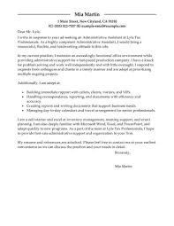 Best Administrative Assistant Cover Letter Examples Livecareer
