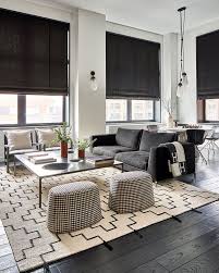 Check spelling or type a new query. Krutoj Chyorno Belyj Interer Dlya Semi V Nyu Jorke Photos Ideas Design Roman Shades Living Room Window Shades Living Room Monochrome Living Room