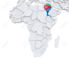 On eritrea map, you can view all states, regions, cities, towns, districts, avenues, streets and popular centers' satellite. Highlighted Eritrea On Map Of Africa With National Flag Stock Photo Picture And Royalty Free Image Image 32458283