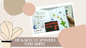 Maybe you would like to learn more about one of these? Tutorial Membuat Kartu Ucapan Di Hari Raya Idul Fitri Simple Youtube