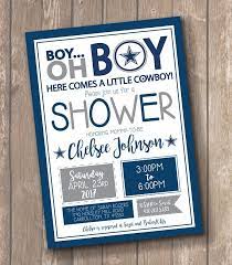 Dallas Cowboys Football Inspired Baby Shower Invitation Free Cowboy Baby Shower Invitations Dallas Cowboys Baby Shower Cowboy Baby Shower