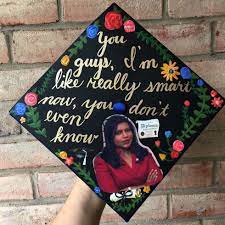12 Graduation Cap Decorating Ideas For The Ultimate The Office Fan High School Graduation Cap Decoration Graduation Cap Decoration College Grad Cap Ideas