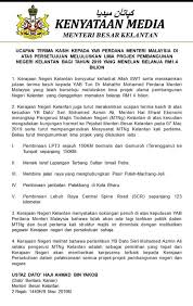Menteri besar kelantan,… continue reading →. Maafsebut Menteri Besar Kelantan Buat Tubik Statement Facebook