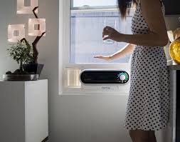 Noria air conditioner window air conditioner, traditional windows, window ac unit. Noria Modern Window Air Conditioner Features Slim And Compact Design Tuvie
