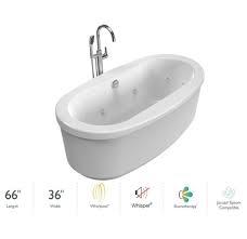 Get free shipping on qualified 66 inches freestanding tubs or buy online pick up in store today in the bath department. Jacuzzi Inb6636wcr1xpw Inizio 66 X36 Build Com
