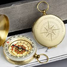 Mini compass north star pendant travel necklace 14k solid gold nautical jewelry. Personalised Nautical Star Compass By Blackdown Lifestyle Notonthehighstreet Com