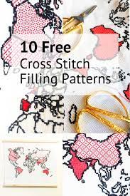 Buongiorno a tutte voi ricamine, lo so, sono stata un po assente ultimamente, anche nei commenti. 10 Free Cross Stitch Filling Patterns For Map Outline Cross Stitch Designs Studio Koekoek Modern Embroidery
