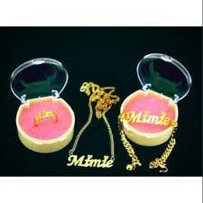 Cincin ukir nama emas 916 fesyen wanita perhiasan wanita. Set Ukir Nama Emas 916 Rantai Leher Rantai Tangan Dan Cincin Shopee Malaysia