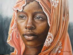 Portrait Of A Somali Girl By Tracey Rose Africa Art Art African Art