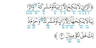 Hukum tajwid surah al bayyinah. Hukum Tajwid Surat An Nur Ayat 2 Sedang