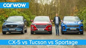 The dimensions of kia sportage are almost identical to tucson as it stands 1635 mm from the ground. Mazda Cx 5 V Hyundai Tucson V Kia Sportage Which Is The Best Affordable Suv Youtube