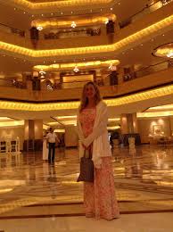 Me Inside The Emirates Palace In Abu Dhabi Emirates United Arab Emirates Flapper Dress