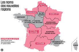 Carte de france avec les 13 nouvelles regions. Nouvelle Carte Des Regions Archives Voyages Cartes