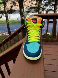 The air jordan 1 biohack takes after the nike dunk high undefeated in a multicolor maze! Restock Laces Ø¹Ù„Ù‰ ØªÙˆÙŠØªØ± Jordan 1 Bio Hack With Our Fluorescent Green Flat Laces Laceswap Https T Co 8krrcjrpuh ØªÙˆÙŠØªØ±