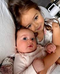 Sharing love and affection for cute babies