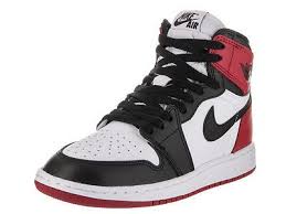 Nike Jordan Kids Air Jordan 1 Retro High Og Bg White Black Varsity Red