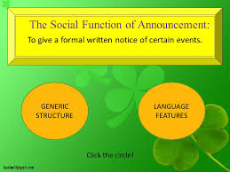 Maybe you would like to learn more about one of these? Announcement School Sma Negeri 1 Samanhudi Subject English Ppt Download