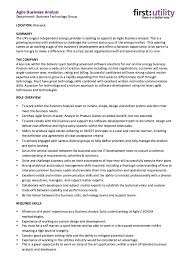 Agile Business Analyst Resume Skills Resumesdesign Business Analyst Business Analyst Resume Resume Skills