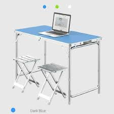 Camping tables can give you enough or additional space where you can place drinks and food. Outdoor Camping Table And Chair Sets Foldable Portable Outdoor Table Home Simple Folding Table And Chairs Mesa Plegable Aliexpress